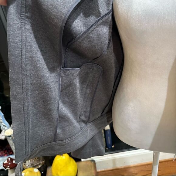 Lane Bryant Gray Moto Jacket Size 16 - Picture 10 of 11